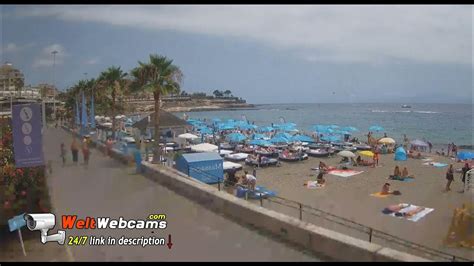 webcam live tenerife playa de las americas|costa adeje webcam playa fanabe.